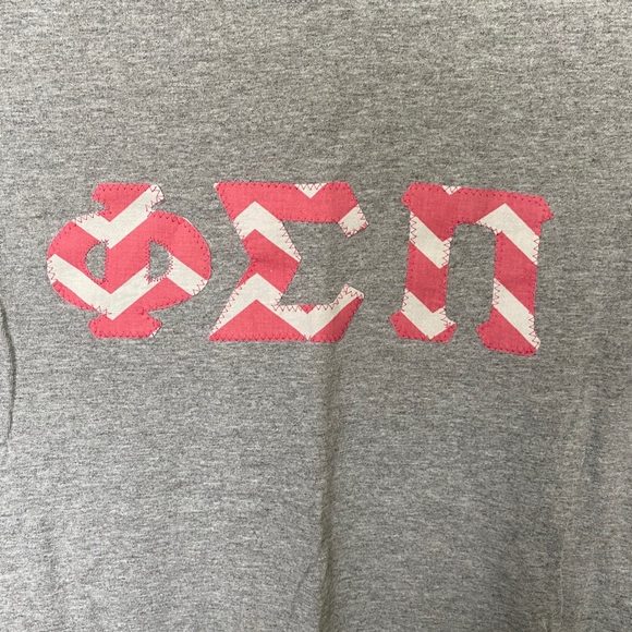 Phi Sigma Pi - hand sewn letters shirt - Picture 2 of 3